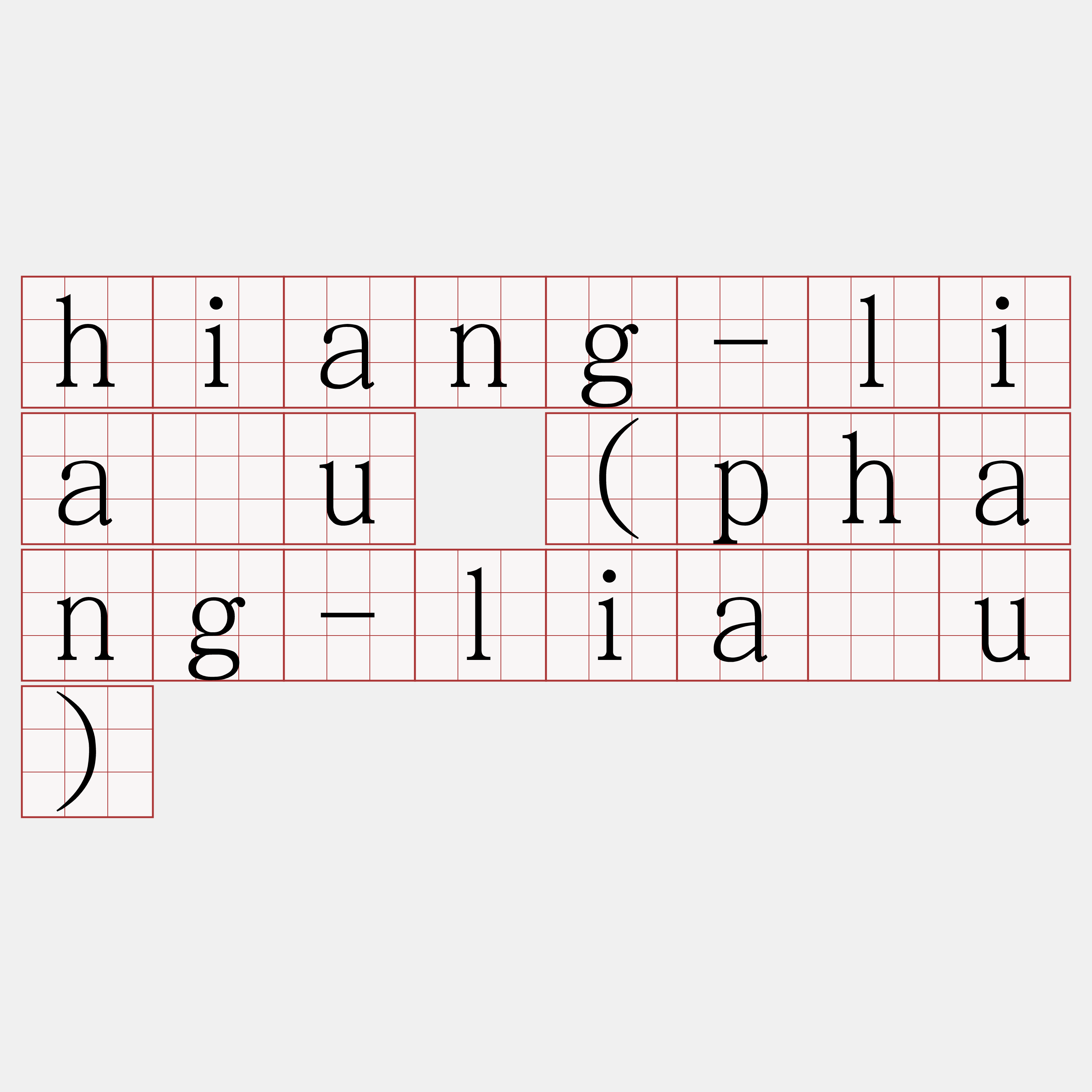 hiang-liāu (phang-liāu)